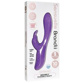 Sensuelle Brandii 10 FunctionÊ Double Motor Vibe-Purple