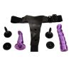 doublDouble Penis Dual Ended Strapon Ultra Elastic Harness Belt Strap On Dildo Adult Sex Toys for Woman Couples Anal Soft Dildos