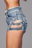 J10 Buckled Down Denim Shorts