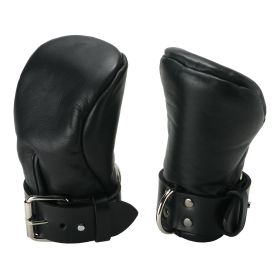 Strict Leather Deluxe Padded Fist Mitts (Style/Color/Size: SM)